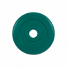 Диск обрезиненный, зелёный, 50 мм, 10 кг MB Barbell