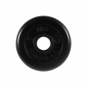 Диск обрезиненный, чёрного цвета, 50 мм, 5 кг, MB Barbell