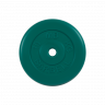 Диск обрезиненный, зелёный, 26 мм, 10 кг, MB Barbell