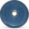 Диск обрезиненный, синий, 26 мм, 2,5 кг, MB Barbell