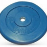 Диск обрезиненный, синий, 26 мм, 20 кг, MB Barbell