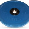 Диск обрезиненный, евро-классик, синий, 20 кг MB Barbell